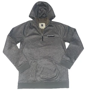 Burton Dryride Colombo 1/4 Zip Hoodie Snowboard Size Boys XL Gray - Picture 1 of 4