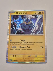 Pokemon Black Bolt Thundurus 33/86 Holo - Picture 1 of 3