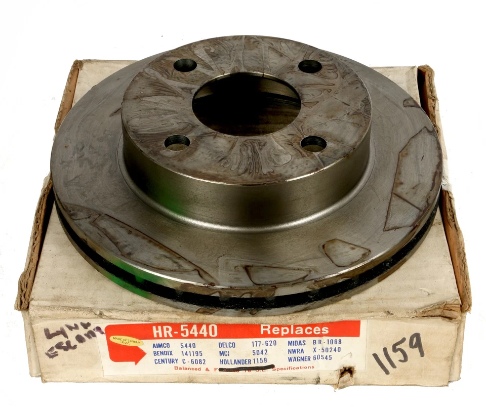 Rotor de freno original compatible con Ford Mercury Escort Tempo Topaz Lynx F13Z1125A 1981-94 Foto 1 de 2