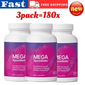 Suplemento probiótico natural Mega SporeBiotic 3PK, salud microbioma de alta potencia $ - Imagen 1 de 12