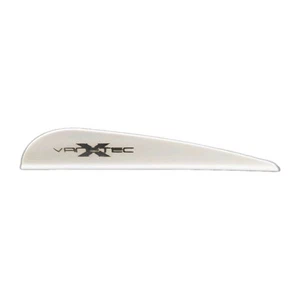 100 Pack Vanetec Vanes 3" V-Max Archery Arrow Vanes: White: 6.4 Grains Each - Picture 1 of 3