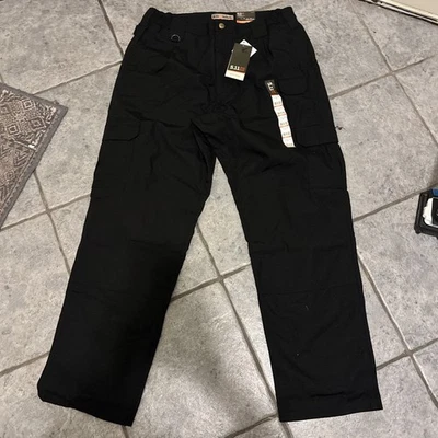 5.11 Tactical Taclite Pro Pants Mens 36x32 Black Military Ripstop 74273 NWT - Image 1 of 4