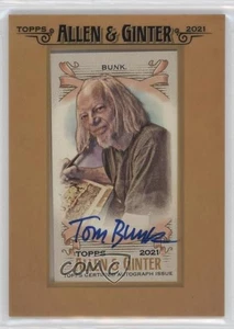 2021 Topps Allen & Ginter's Framed Mini Non-Baseball Auto Tom Bunk #FMA-TB Auto - Picture 1 of 3
