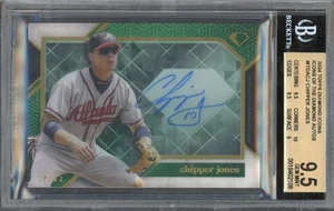 2024 Topps Diamond Chipper Jones Icons O.T.G. Auto /25 #ITDA-CJ BGS 9.5-10 - Picture 1 of 2