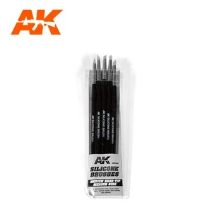 AK Interactive Silicone Brushes Medium Hard Tip Medium Size Pinsel AK9086 - Bild 1 von 1
