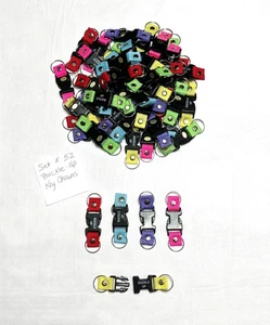 Set of 52 Buckle-Up Key Chains w/2 Rings - Picture 1 of 2