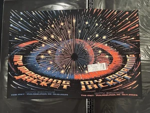 My Morning Jacket UNCUT 2 Night Poster Philadelphia Philly xx/50 w/Ticket Stub - Picture 1 of 1