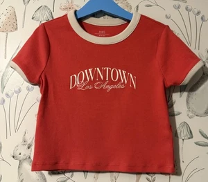 Girls Age 9-10 Years - M&S Cropped Top - Picture 1 of 2