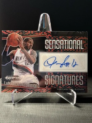 2024-2025 Panini Prizm Black Lamarcus Aldridge Sensational Signatures Auto /15 - Image 1 of 4