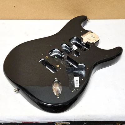 2015 Fender American Elite Strat Alder Body - Mystic Black Metallic USA Guitar - Image 1 of 4