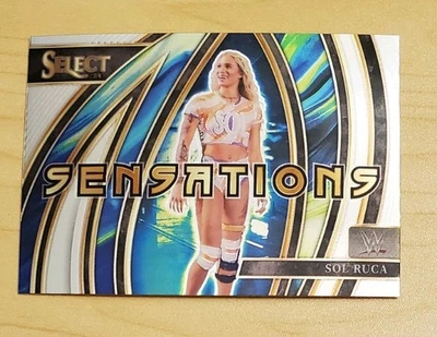 Panini Select WWE 2024 Sol Ruca Sensations #15 Silver Prizm Foto 1 de 2