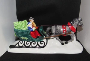Department 56 Horse & Carriage SleighRide Snow Village Dept Accessory Figurine - Picture 1 of 5