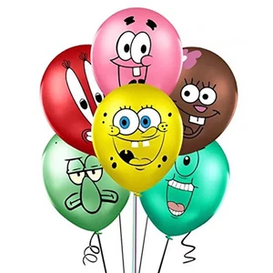 12 Stück Spongebob Squarpants Motiv Latex Luftballons Kindergeburtstag Party 12 Zoll - Bild 1 von 1