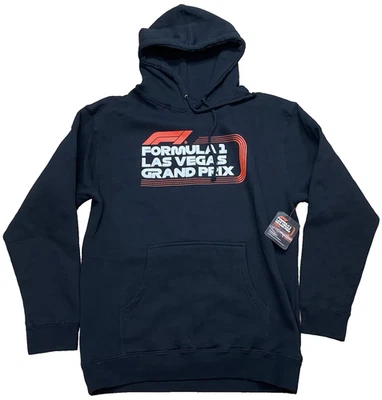 Формула 1 М Средний Лас-Вегас GP Классика толстовка черный F1 Racing LVGP Мужчины с капюшоном - Изображение 1 из 4