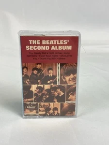 THE BEATLES Cassette Tape Second Album (1964) Roll Over Beethoven Paper Label - Picture 1 of 5