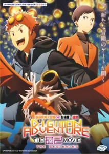 DVD Anime Digimon Adventure The 02 Movie, The Beginning English Dub, All Region - Picture 1 of 2