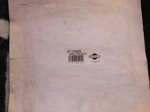 Nueva junta OEM Briggs & Stratton 271702S - Imagen 1 de 2