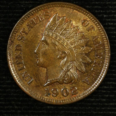 Indian Head Cent. 1902 Brilliant Uncirculated.  Lot # 9049-310-081 - Image 1 of 2