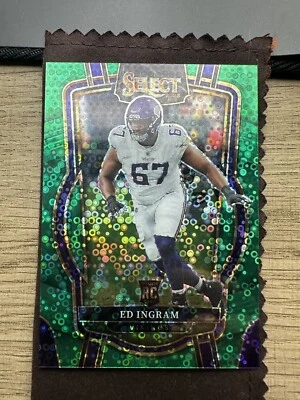 2022 nfl select green disco ed ingram 5/5 - Image 1 of 2
