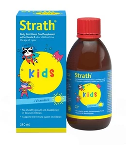 Strath Kids + Vitamin D 250ml for healthy growth & development of bones/ Immune - Picture 1 of 3