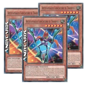 3x ARTISTAMAGUS LANCIATORE DI TRAMPOLI • Comune • CORE IT019 • YUGIOH! - Foto 1 di 1