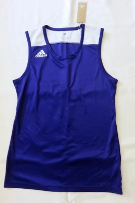 CAMISETA DE BALONCESTO ADIDAS PARA HOMBRE C365 MORADA Con Blanca para hombre talla pequeña Foto 1 de 4
