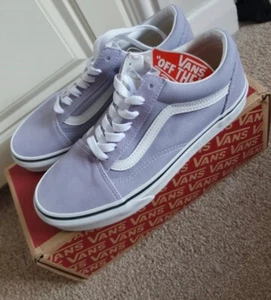 Lilac Old Skool Vans - Picture 1 of 6