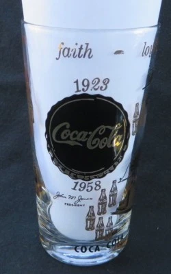 RARO 1958 Coca-Cola Copo Copo Dourado San Diego Bottling Co - Imagem 1 de 4