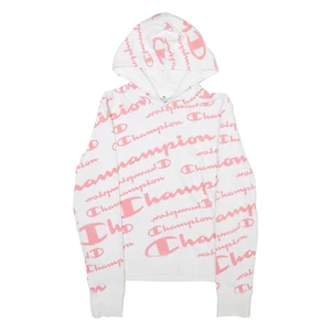 CHAMPION Girls White Hoodie XL - Picture 1 of 6