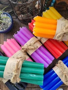 5" Glockenspielkerzen für Zauber: unparfümierte farbige Ritualkerzen, 10er Pack - Bild 1 von 15