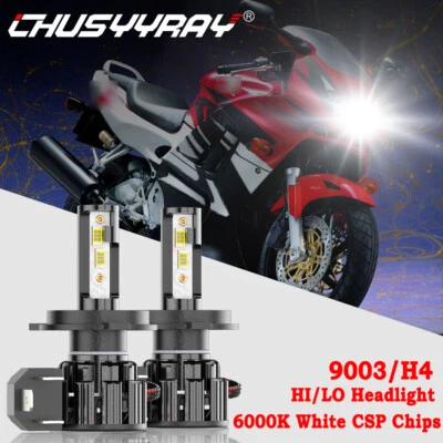 H4 Alta Potencia 6000K LED Faros Bombillas Luces para Honda XR250L XR650L 1991-2016 Foto 1 de 4