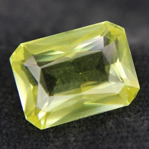 15.50 Ct Certified Natural Yellow Beryl Emerald Shape Loose Gemstones - Picture 1 of 7