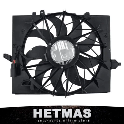 Ventilador de refrigeración del radiador del motor para BMW E60 525 528 530 545 645 E65 750 17427543282 Foto 1 de 4