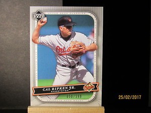 2005 Upper Deck Classics Silver #17 Cal Ripken SN 050/399
