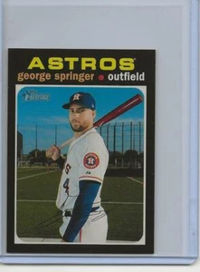 2020 Topps Heritage Mini - George Springer #244 - Houston Astros - #'d 39/100 - Picture 1 of 2