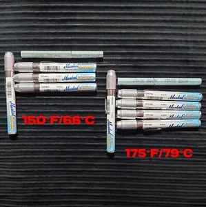 Lote de 9 Markal Thermomelt Heat Stik 125°F y 150°F – (algunos dañados) - Imagen 1 de 2