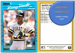 Cartes de baseball Donruss Best of the National League 1990 - U-Pick from list - Photo 1 sur 287