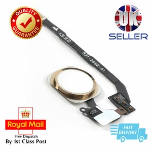 Apple iPhone 5S & SE home Main Menu Button Flex Ribbon Cable Gold - Picture 1 of 8