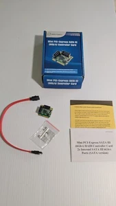 IOCREST Mini PCI Express SATA III SI MPE40095 6gbs Controller Card - Picture 1 of 4