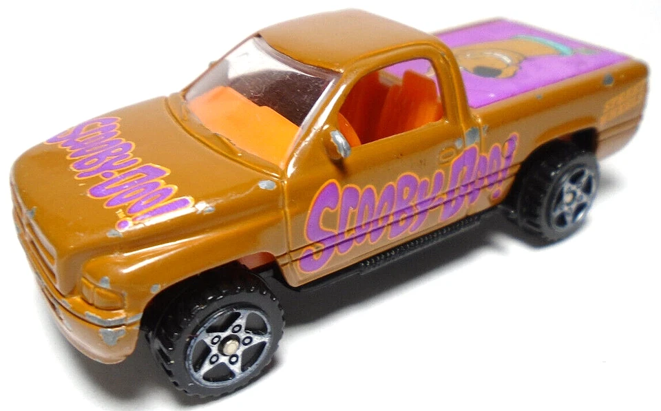 1998 RACING CHAMPIONS '96 DODGE RAM SCOOBY-DOO BROWN 1:64 DIECAST 2 7/8" PICKUP - Image 1 of 4