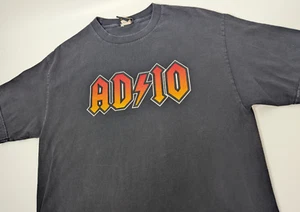 Vintage Adio Shirt Mens Large Black Skateboard Streetwear Y2K Tee Crewneck Adult - Picture 1 of 8