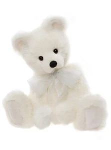 Orsacchiotto Charlie Bears Little Bean - Peluche 12" morbido e coccoloso bianco - Foto 1 di 5
