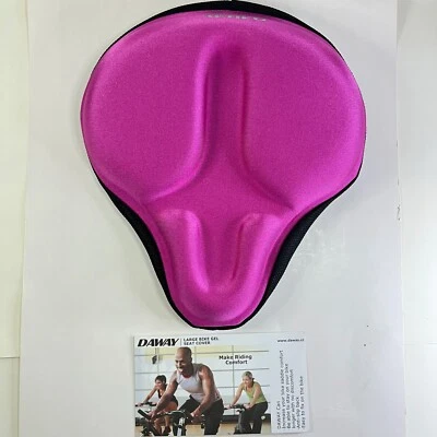 DAWAY Cómoda Cubierta de Asiento de Bicicleta de Ejercicio C6 Grande Ancha Espuma con Memoria Gel Acolchada Foto 1 de 3