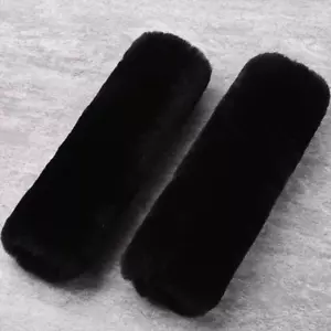Authentic Sheepskin Car Seat Belt Pad,2 Pack Soft Seat Belt Cover for Shoulder P - Picture 1 of 12