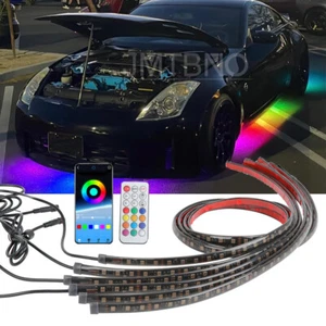 6pcs RGB Dreamcolor LED Underglow Lights Turn Signal Strip For Nissan 350Z 370Z - Bild 1 von 17