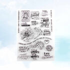 Retro klare Briefmarken zum Selbermachen Scrapbooking & Kartenherstellung