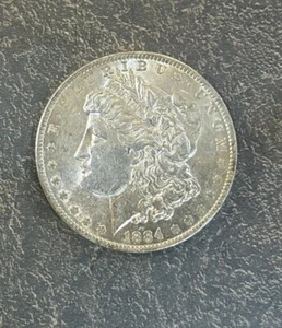 1884-o Morgan Silver Dollar BRILLIANT UNCIRCULATED 90% Silver Morgan Dollar - Picture 1 of 8
