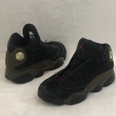 Zapatos de baloncesto para niños Air Jordan 13 retro PS negro oliva 414575-006 talla 1,5 años Foto 1 de 4