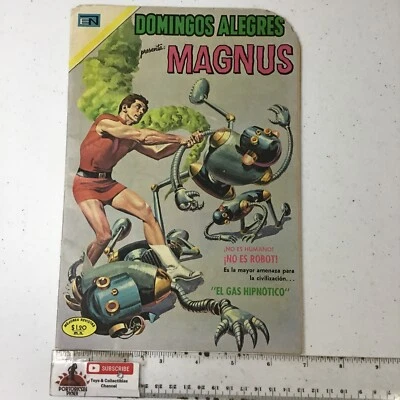 1970 SPANISH COMICS DOMINGOS ALEGRES #856 MAGNUS ROBOT FIGHTER NOVARO MEXICO - Image 1 of 4