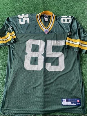 Camiseta de colección Reebok NFL Green Bay Packers Greg Jennings #85 talla L. Foto 1 de 4